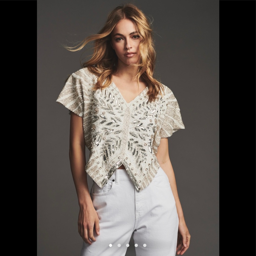 “HOST PICK” Retrofete Camila Sequined Top